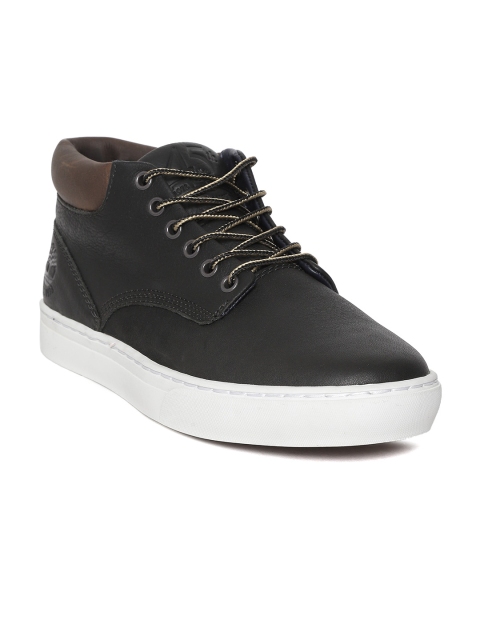 

Timberland Men Black Solid Adventure 2.0 Chukka Casual Leather Sneakers