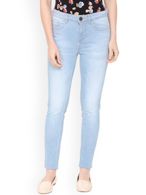 

Van Heusen Woman Women Blue Skinny Fit Mid-Rise Clean Look Jeans