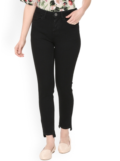 

Van Heusen Woman Women Black Skinny Fit Mid-Rise Clean Look Stretchable Jeans