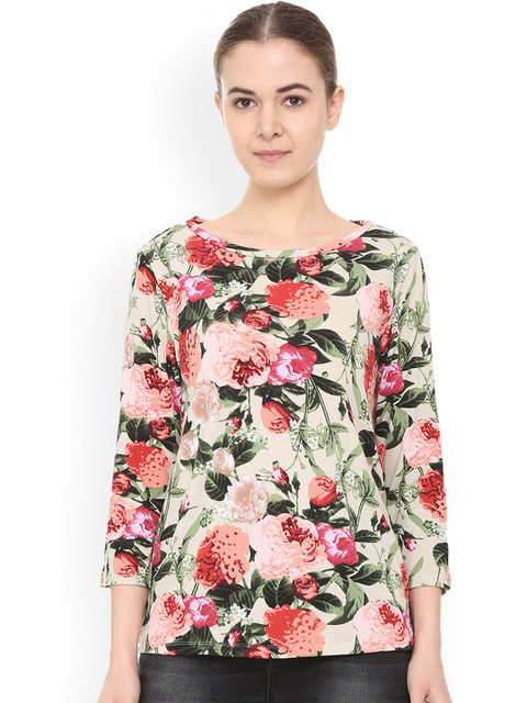 

Van Heusen Woman Women Multicoloured Printed Top, Multi