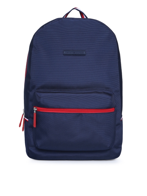

Tommy Hilfiger Men Blue Solid Backpack