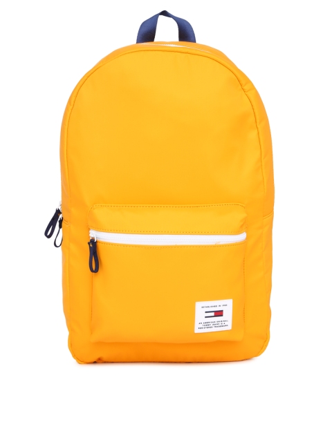 

Tommy Hilfiger Men Yellow Solid Backpack