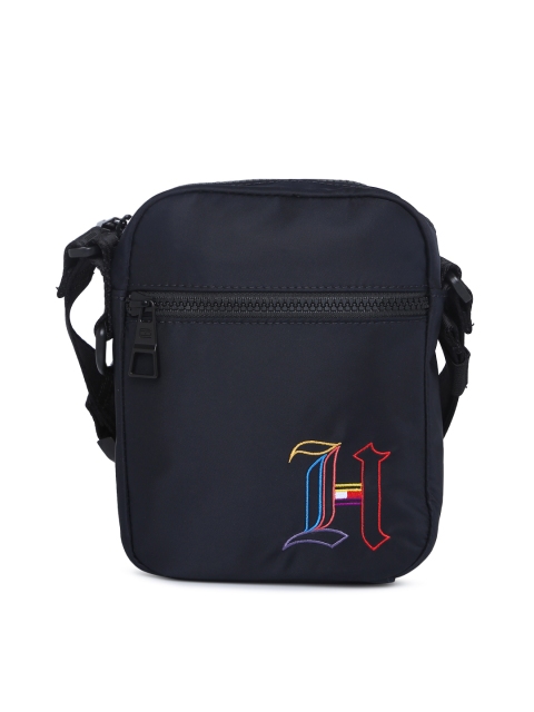 

Tommy Hilfiger Men Navy Blue Solid Messenger Bag