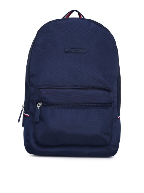 

Tommy Hilfiger Men Navy Blue Solid Backpack