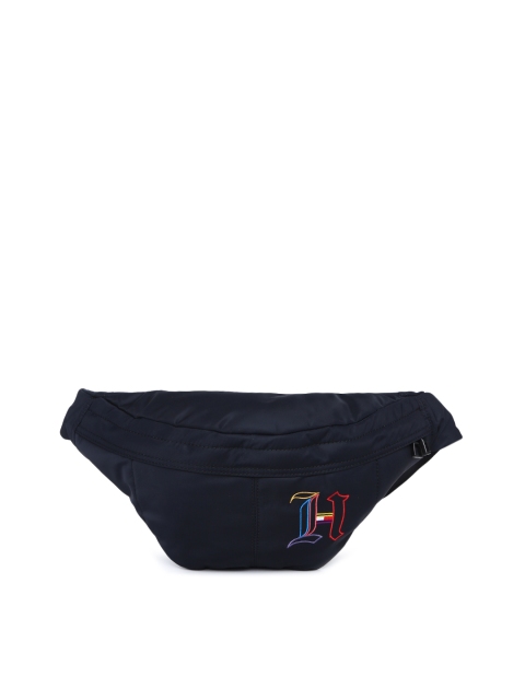 

Tommy Hilfiger Men Black Solid Waist Pouch