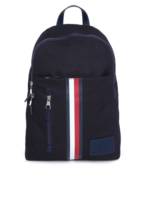 

Tommy Hilfiger Men Navy Blue Solid Backpack