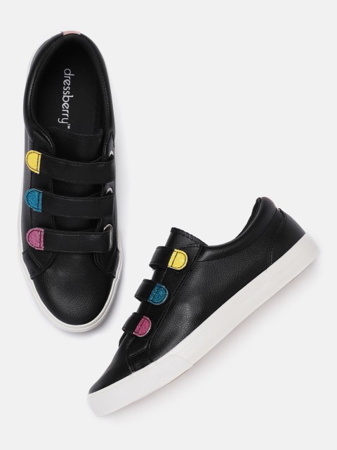 

DressBerry Women Black Sneakers