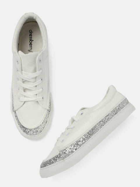

DressBerry Women White Sneakers