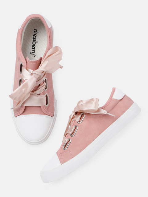 

DressBerry Women Pink Sneakers