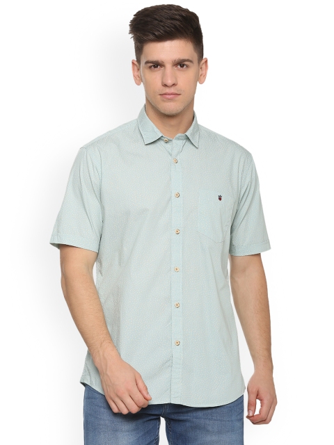 

Louis Philippe Jeans Men Blue Slim Fit Printed Casual Shirt