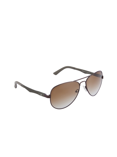 

GIO COLLECTION Men Aviator Sunglasses GM6148C10, Brown