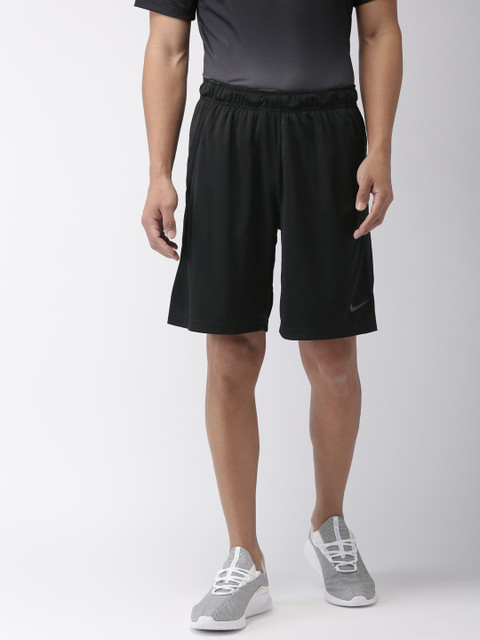 

Nike Men Black Solid DRI-FIT Regular Fit SHORT FLY 9IN NFS Shorts