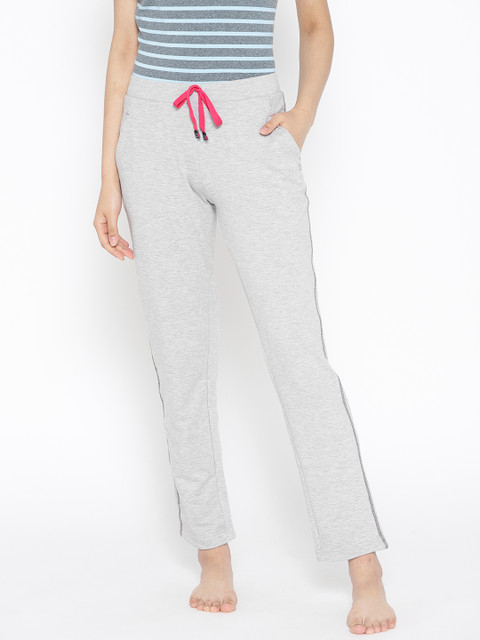 

Sweet Dreams Women Grey Melange Solid Lounge Pants