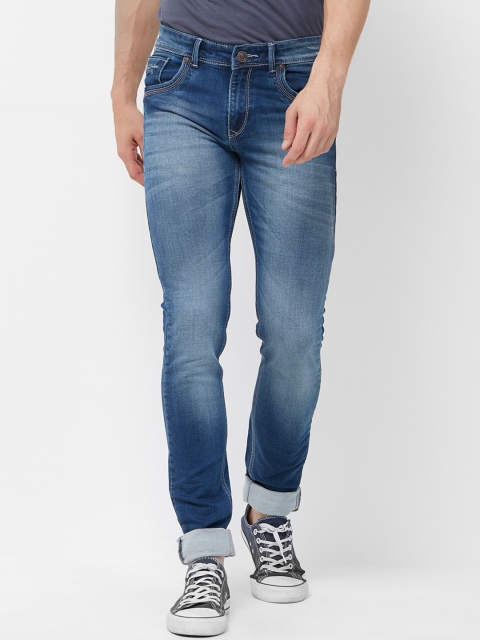 

Road Rockers Men Blue Skinny Fit Low-Rise Clean Look Stretchable Jeans