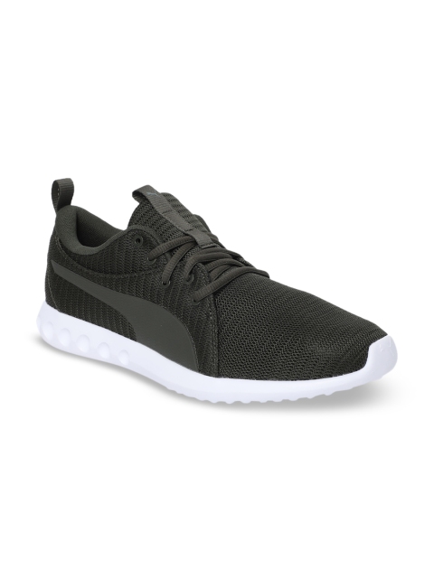 

Puma Men Olive Green Carson 2 Running Shoes