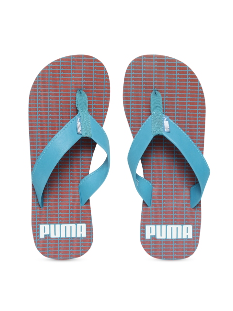 

Puma Unisex Blue & Red Printed Thong Flip-Flops