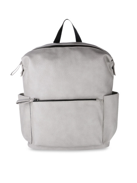 

Satchel Bags Women Grey Solid Backpack