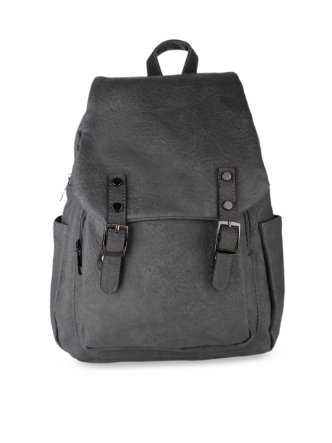 

Satchel Bags Women Grey Solid Backpack