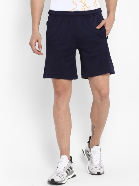 

Alcis Men Blue Solid Slim Fit Rajasthan Royals Sports Shorts