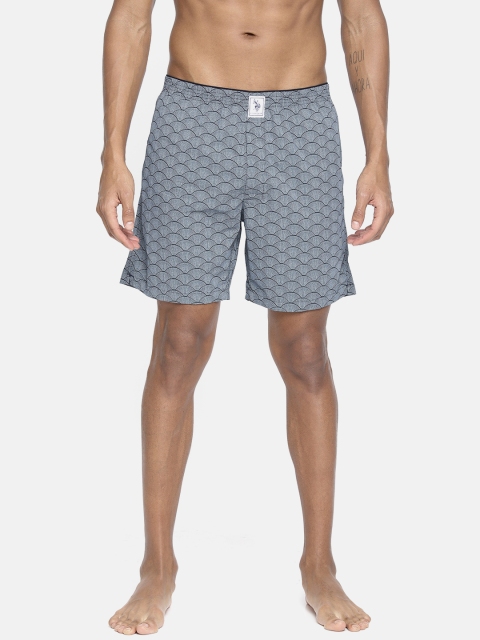 

U.S. Polo Assn. Men Navy Blue Printed Boxers Z9I600