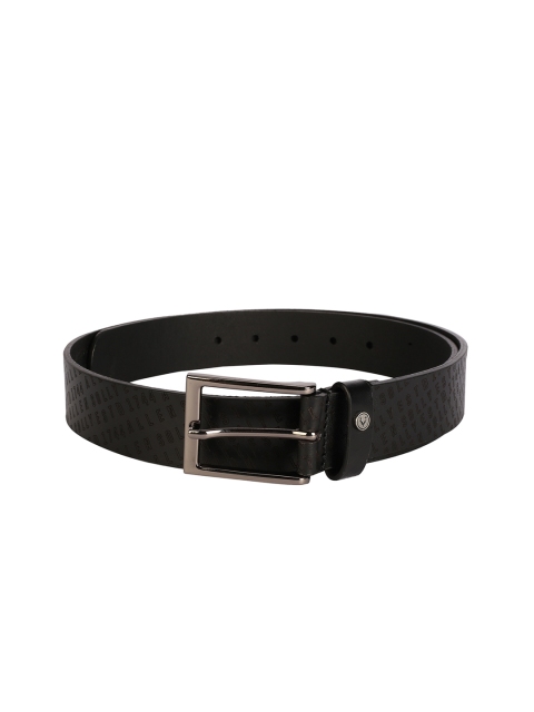 

Allen Solly Men Black Solid Leather Belt