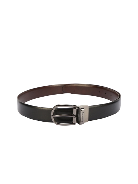 

Allen Solly Men Brown Solid Reversible Belt