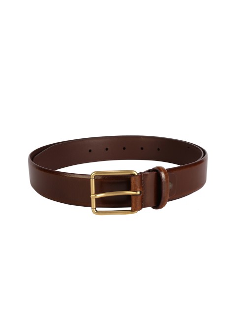 

Allen Solly Men Brown Solid Leather Belt