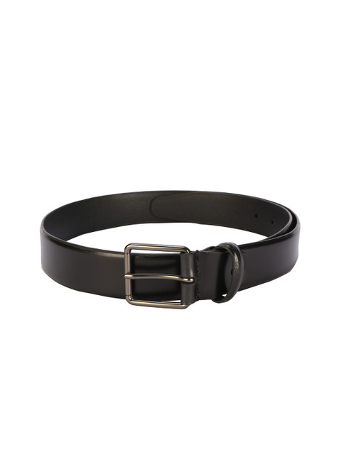 

Allen Solly Men Black Solid Leather Belt