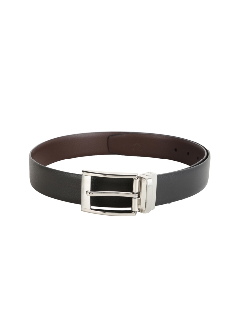 

Allen Solly Men Brown Solid Leather Reversible Belt