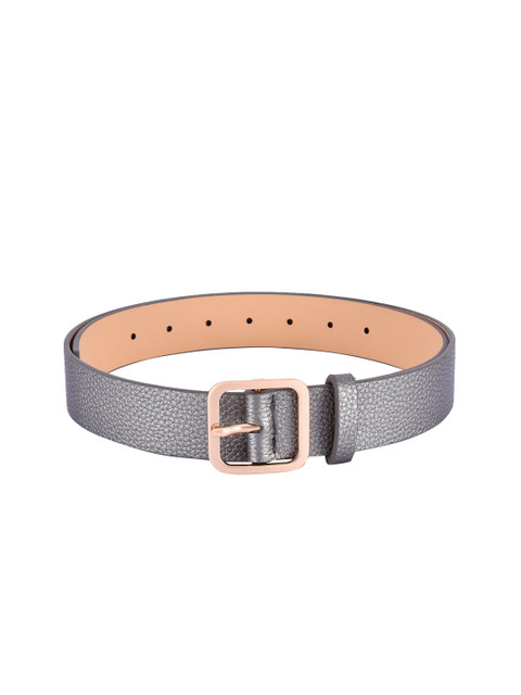 

BuckleUp Women Grey Textured Belt