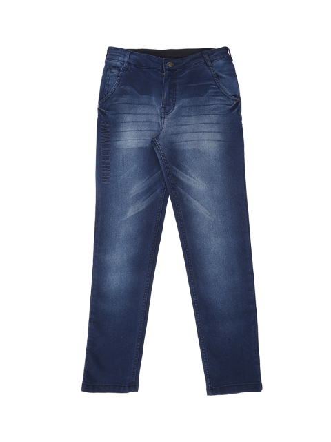 

Pantaloons Junior Boys Blue Regular Fit Mid-Rise Clean Look Stretchable Jeans
