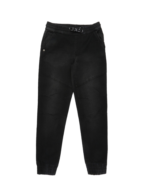 

Pantaloons Junior Boys Black Regular Fit Mid-Rise Clean Look Stretchable Jeans
