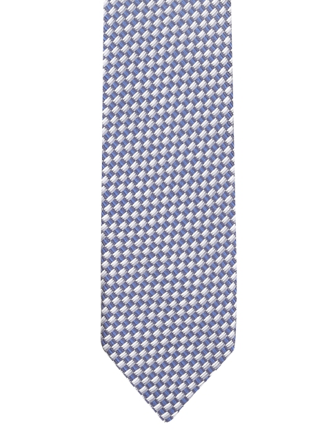 

Peter England Blue Woven Design Broad Tie