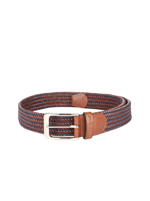 

Peter England Men Brown Woven Design Belt