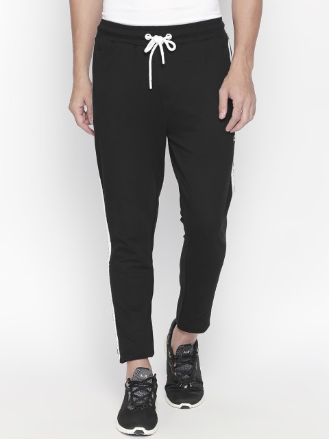 

Ajile by Pantaloons Men Black Solid Slim-Fit Track Pants