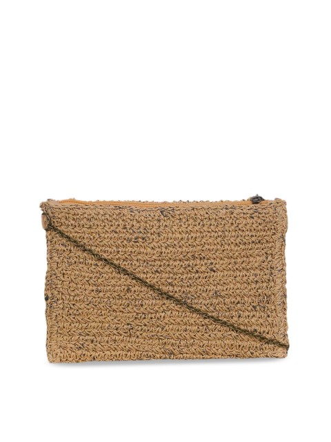 

Diwaah Beige Self Design Sling Bag
