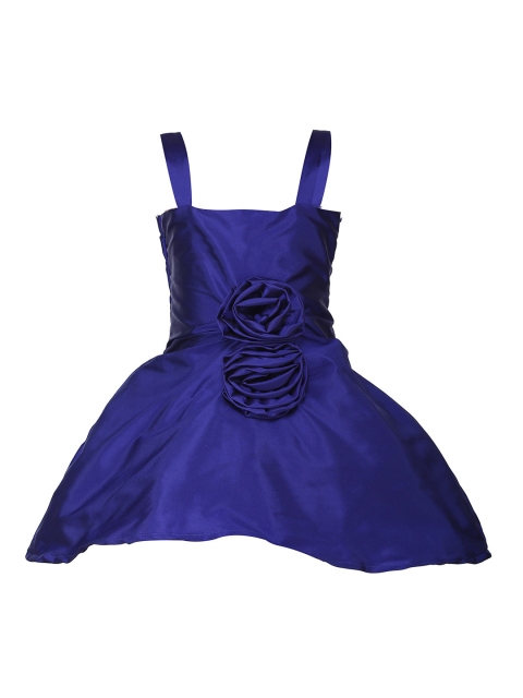 

Samsara Couture Girls Blue Solid Fit and Flare Dress