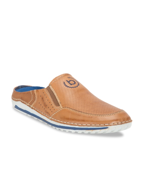 

Bugatti Men Brown Slip-On Leather Sneakers