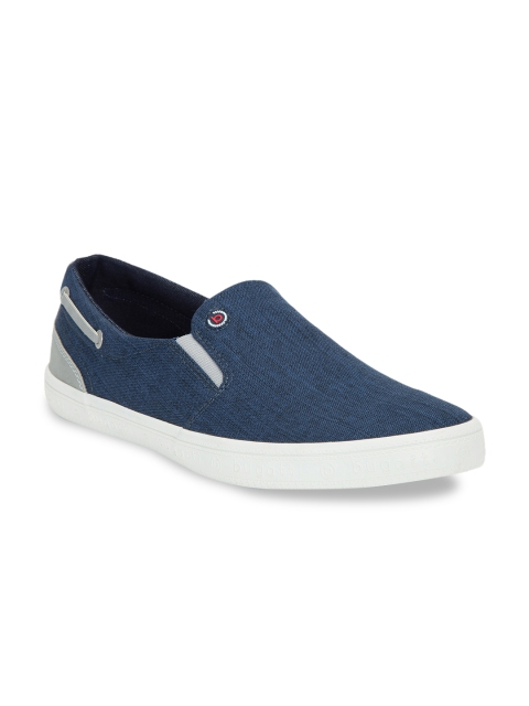 

Bugatti Men Blue Slip-On Sneakers