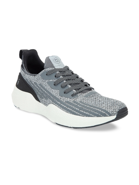 

Bugatti Men Grey Woven Design Sneakers