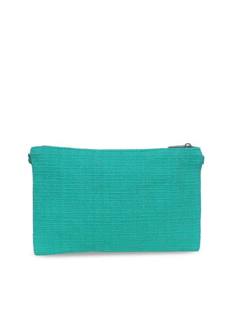 

Diwaah Sea Green Solid Sling Bag
