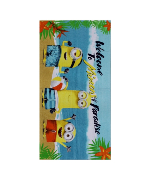 

Athom Trendz Kids Multicoloured Printed Cotton Bath Towel, Multi