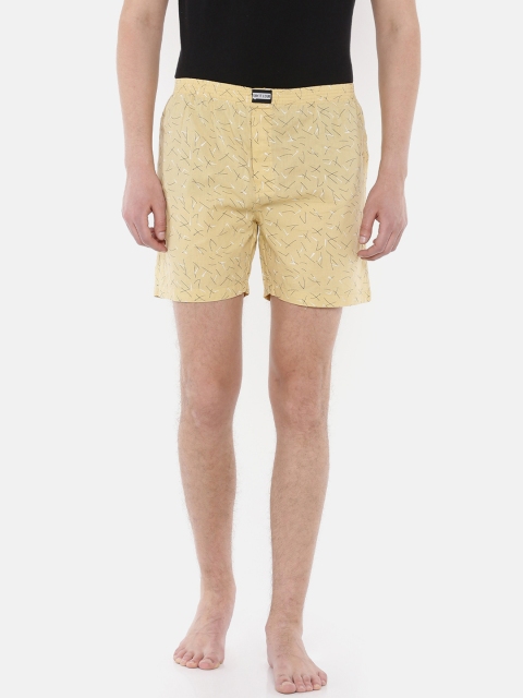 

SayItLoud Men Yellow Printed Boxers ESB-1041