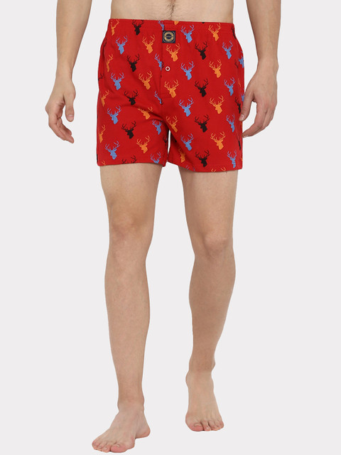 

Joven Men Red Printed Boxers JB1K-R