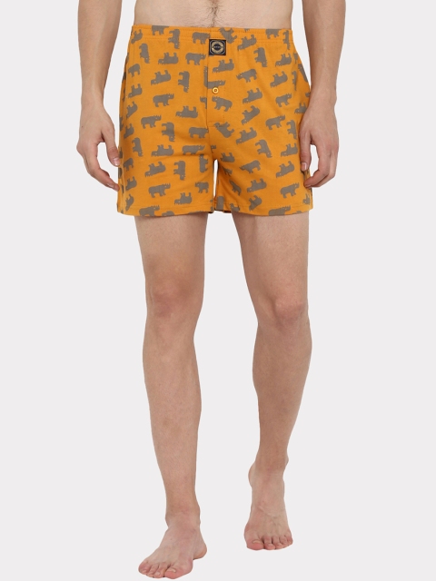 

Joven Men Yellow Printed Boxers JB1K-Y