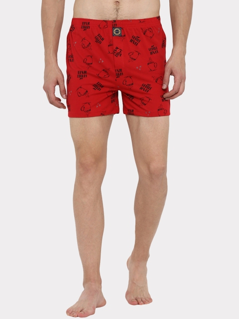 

Joven Men Red Printed Boxers JB1K-RD01