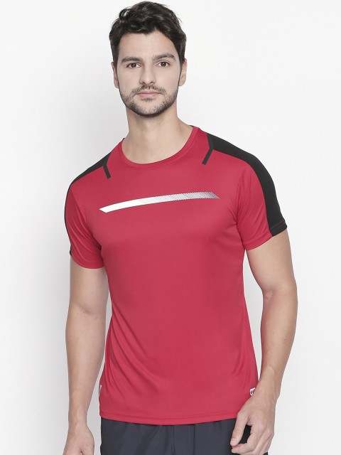 

Ajile by Pantaloons Men Red Printed Round Neck T-shirt