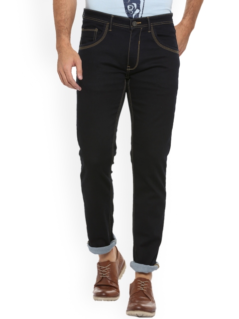 

V Dot Men Blue Slim Fit Mid-Rise Clean Look Stretchable Jeans