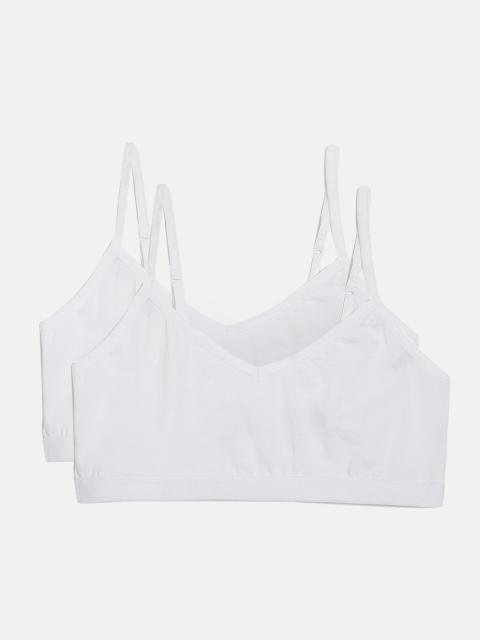

Fame Forever by Lifestyle Girls Pack of 2 White Non-Wired Bralette 8903742106363