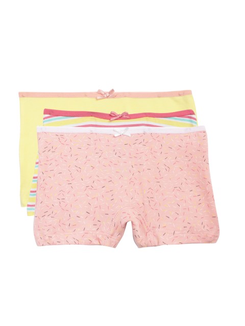 

Fame Forever by Lifestyle Girls Pack of 3 Boy Shorts 8903742101351, Multi